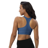 Deja Blue Longline sports bra